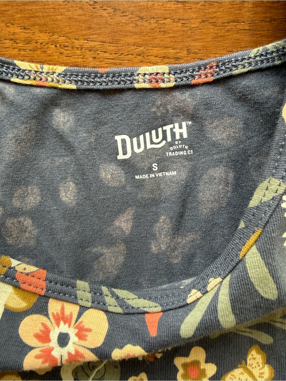 Duluth Trading Floral Mushroom Tank Top. Size Small - Picture 2 of 3